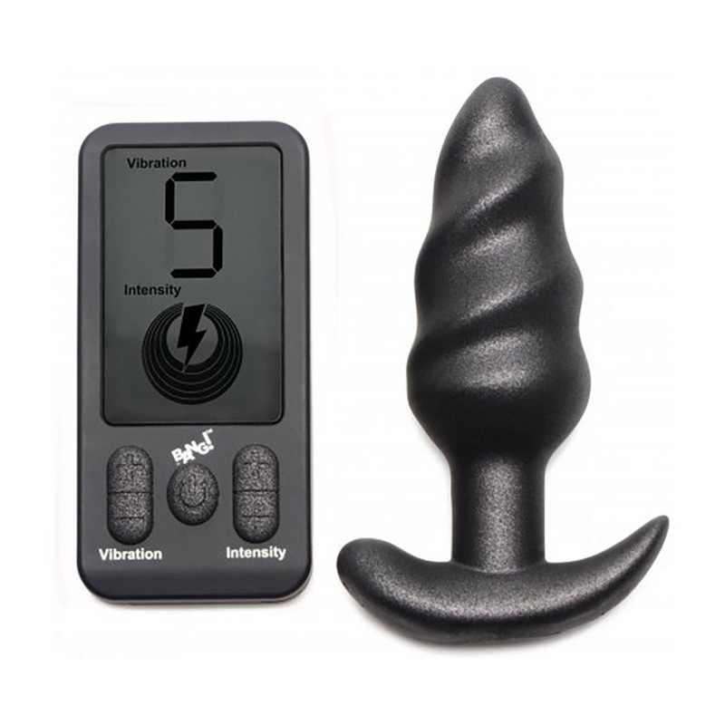 Bang! Plug vibrant Swirl Butt 9.5 x 3.6cm